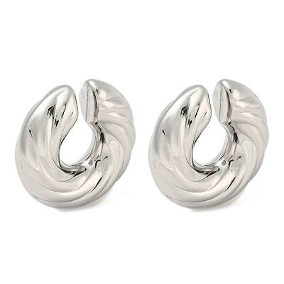 Non-Tarnish 304 Stainless Steel Cuff Earrings