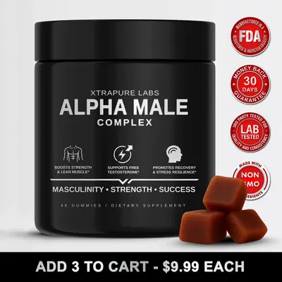 Alpha Male Complex | High-Potency Men's Performance Formula | Shilajit, Ashwagandha, Tongkat Ali, Turkesterone, Black Maca & ...