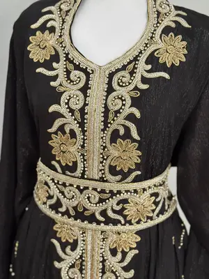 Farasha Kuftan - Women's Traditional Garment, Embroidered, Clothing, Dress
