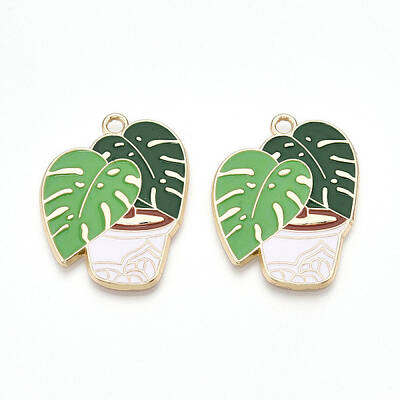 Alloy Enamel Pendants