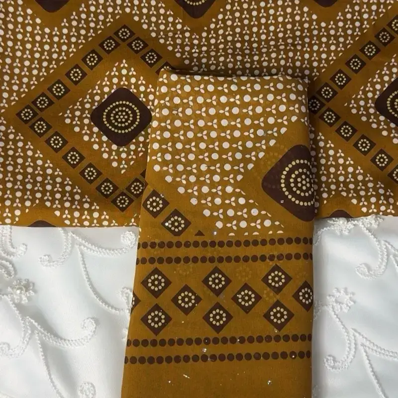 New Somali Shash Baati and Qafiif Garbasar Wedding Fabric Items in Black White Gold Patterns for Elegant Occasions Womenswear...