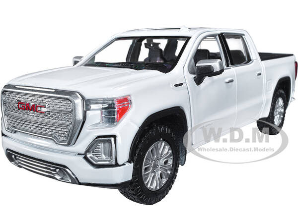 2019 GMC Sierra 1500 Denali Crew Cab Pickup Truck with Sunroof White \