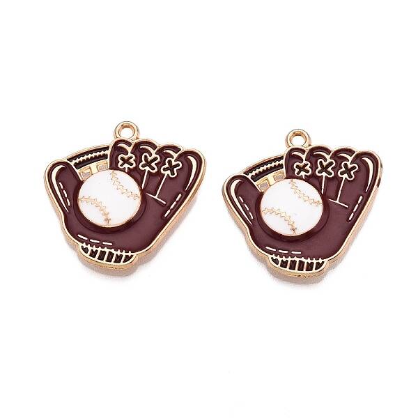 Rack Plating Alloy Enamel Pendants