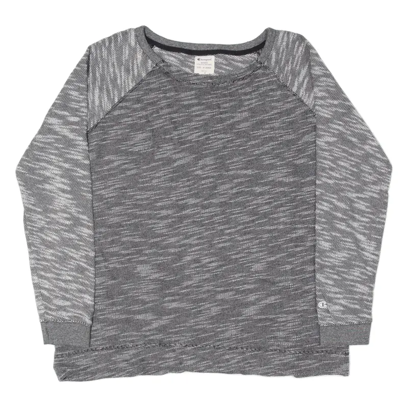 CHAMPION Jumper Grey Tight Knit Mens XL