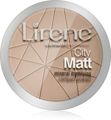 Lirene City Matt mattifying powder color 03 Beige 9 g