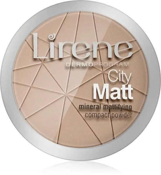 Lirene City Matt mattifying powder color 03 Beige 9 g