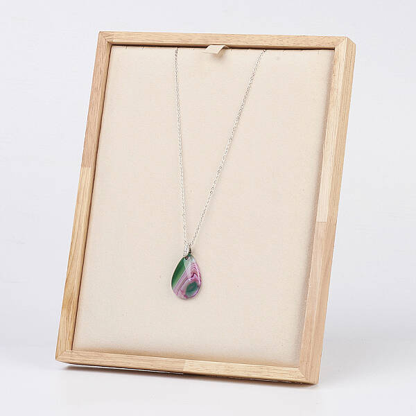 Wood Necklace Displays