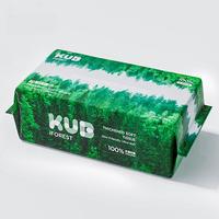 KUB Thickened Disposable Face Towel Soft Tissue Ultra Soft Durable Natural Biodegradable Pack 60 Sheets Eco-Friendly Toilet N...