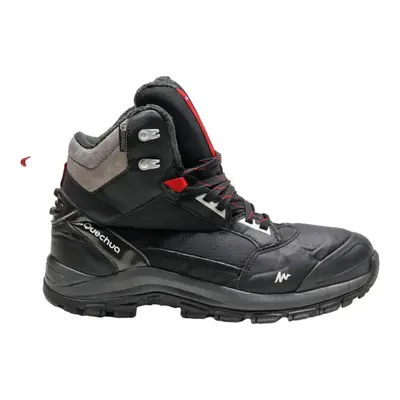 DECATHLON Hiking Boots Black Canvas Mens UK 8