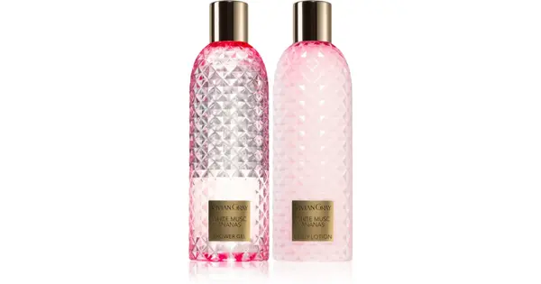 Vivian gray Shower gel set and Lotion for the Body White Musc & Ananas