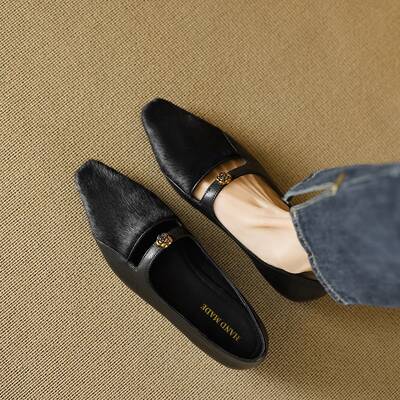 CHIKO Basima Pointy Toe Block Heels Mary Jane Shoes