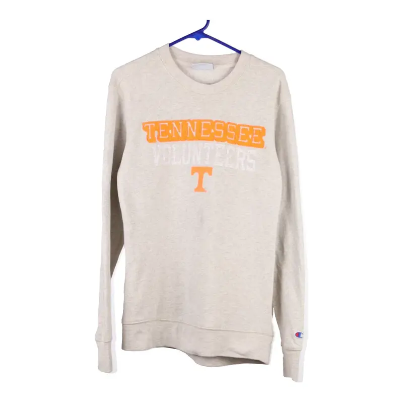 Tennessee Volunteers Champion College Sweatshirt - Small Grey Cotton Blend