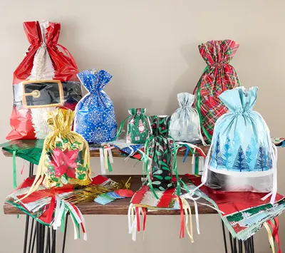 Kringle Express 100-piece Gift Bags & Tags Set