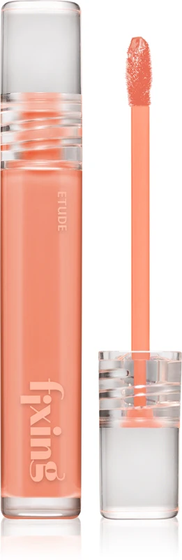 ETUDE Fixing Tint Glow highly pigmented lip gloss color #01 Pure Coral 3.8 g