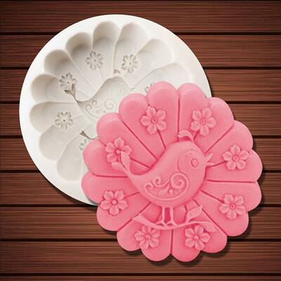DIY Flower with Bird Soap Silicone Molds