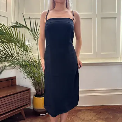 Unbranded Mini Dress - Medium Black Viscose Blend