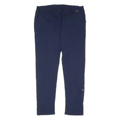 JACK WOLFSKIN Outdoor Womens Trousers Blue Regular Tapered W36 L30