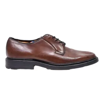 ALLEN EDMONDS Derby Shoes Brown Leather Mens UK 8