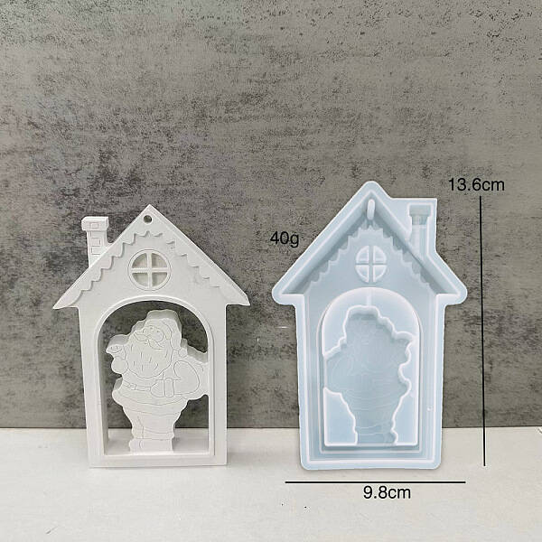 Christmas Theme DIY Pendants Decoration Silicone Mold