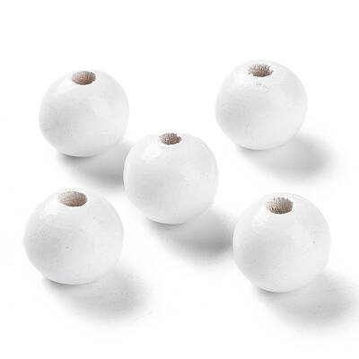 Printed Wood Beads