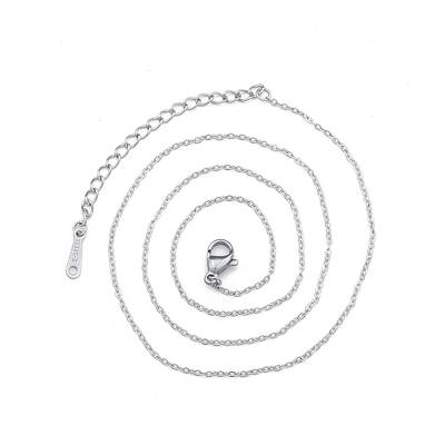 Non-Tarnish 304 Stainless Steel Cable Chains Necklace for Men Women