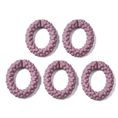 Spray Painted CCB Plastic Linking Rings