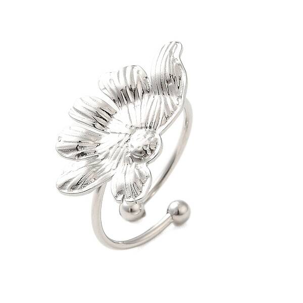 Non-Tarnish 304 Stainless Steel Open Cuff Ring