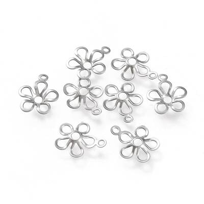 Non-Tarnish 304 Stainless Steel Pendant Open Back Cabochon Settings