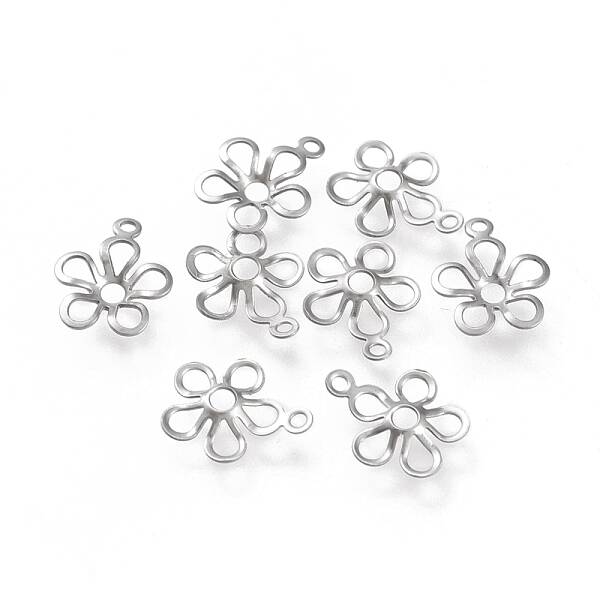 Non-Tarnish 304 Stainless Steel Pendant Open Back Cabochon Settings