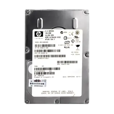 356910-008 HP 146GB Ultra-320 SCSI 10000 3.5-inch 8MB Hard Drive