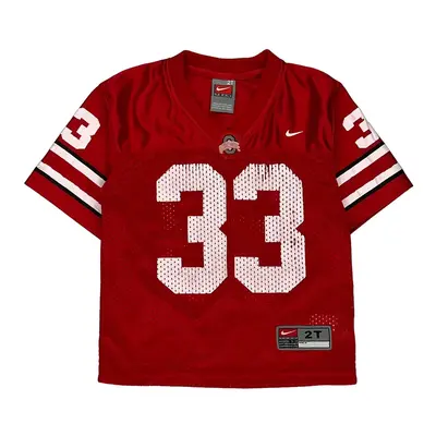 Age 2 Nike Jersey - 2XS Red Polyester