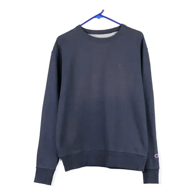 Champion Sweatshirt - Medium Navy Cotton Blend