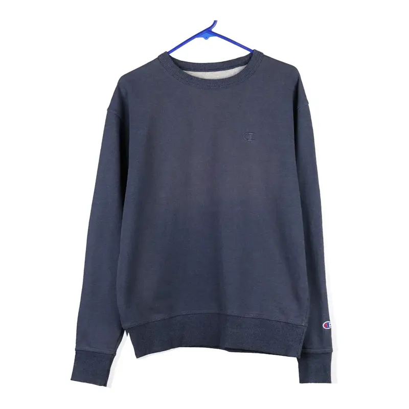 Champion Sweatshirt - Medium Navy Cotton Blend