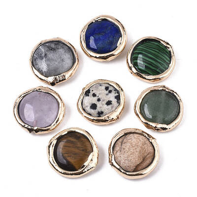 Natural & Synthetic Mixed Gemstone Beads