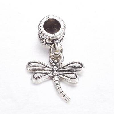 Tibetan Style Alloy European Dangle Charms