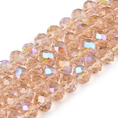 Electroplate Glass Beads Strands