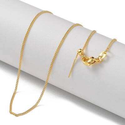Brass Twisted Chain Necklaces
