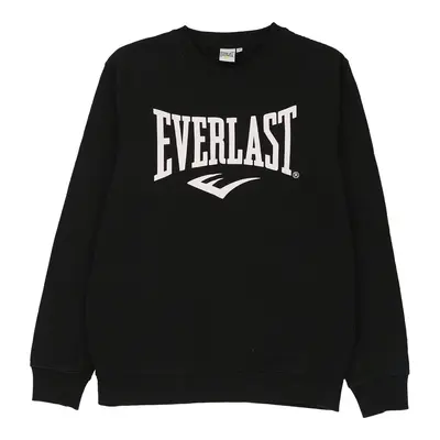 Everlast Spellout Sweatshirt - Medium Black Cotton Blend