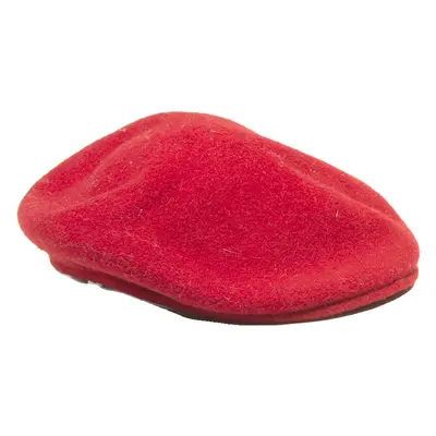 Mens Flat Cap Red Wool M