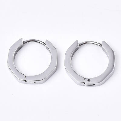 Tarnish Resistant 304 Stainless Steel Huggie Hoop Earrings