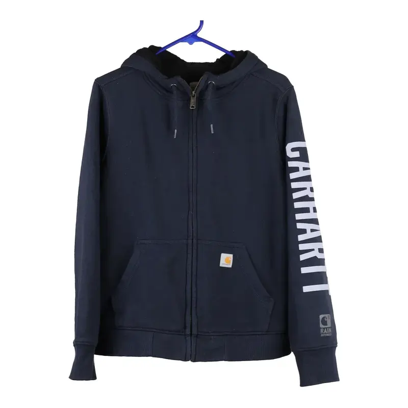 Carhartt Hoodie - XS Navy Cotton Blend