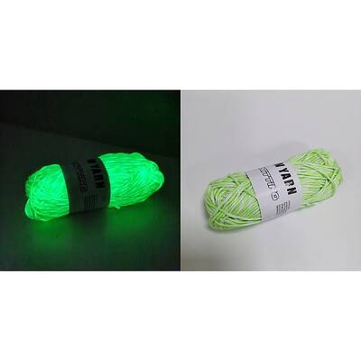 Luminous Two Tone Polyester Yarns
