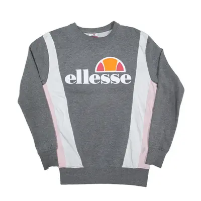 ELLESSE Sweatshirt Grey Womens UK 10