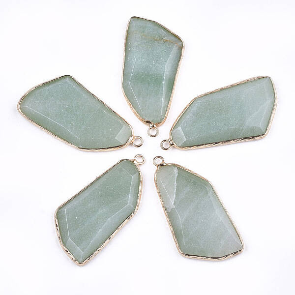 Natural Green Aventurine Pendants