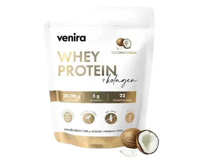 Venira Whey Protein Coconut Cream Flavour 1000g