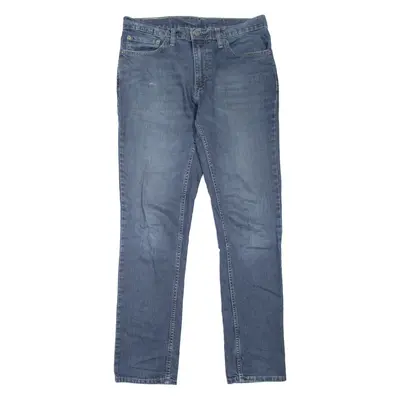LEVI'S 511 Jeans Mens Blue Slim Straight Stone Wash W32 L32