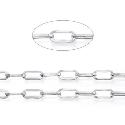 Non-Tarnish 3.28 Feet 304 Stainless Steel Paperclip Chains