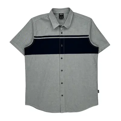 Oakley Short Sleeve Shirt - Medium Grey Cotton