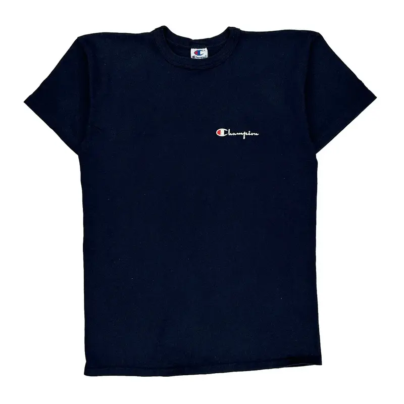 Champion T-Shirt - Large Black Cotton