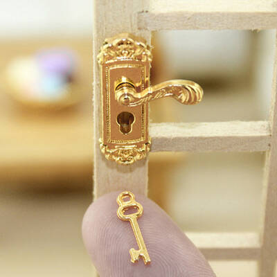 Miniature Alloy Door Lock & Key